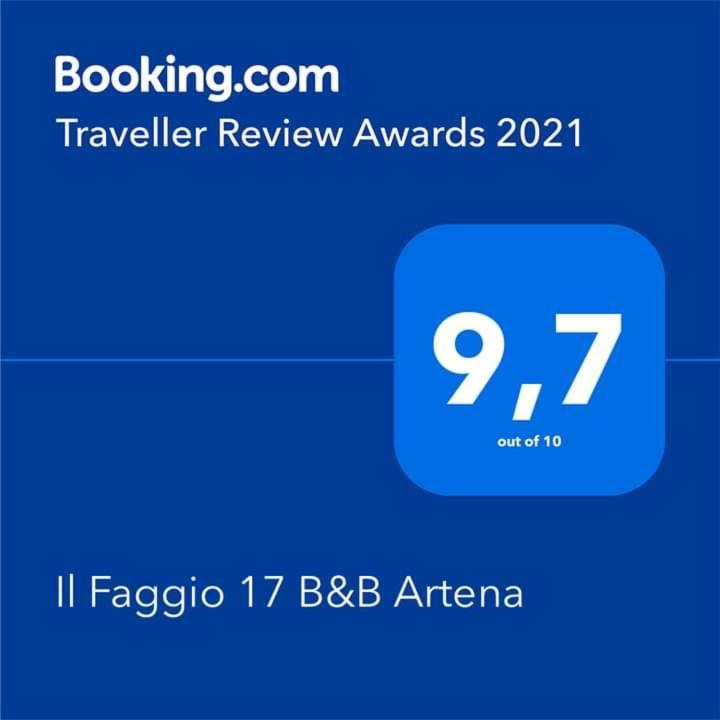 Il Faggio 17 B&B Артена Экстерьер фото